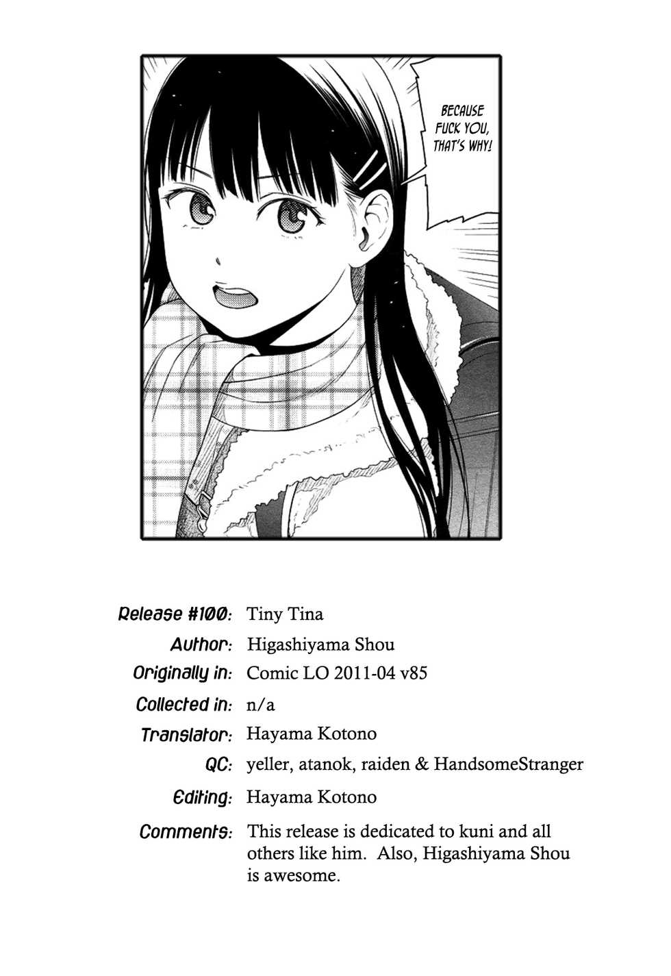 [Higashiyama Show] Tiny Tina (COMIC LO 2011-04) [English] [Hayama_Kotono] - Page 25