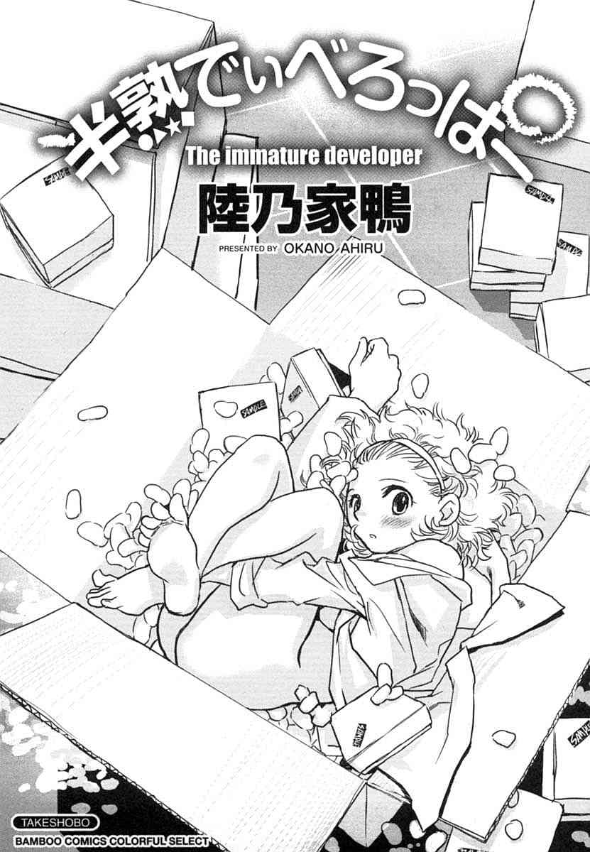 [Okano Ahiru] Hanjuku Developer - The immature developer - Page 4