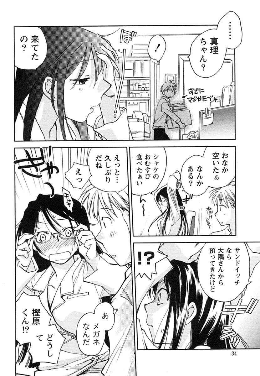 [Okano Ahiru] Hanjuku Developer - The immature developer - Page 35