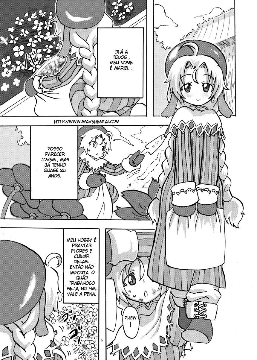 (ABC 5) [Suteinu Nursery (Hagotae Spa)] Mariel no Nichijou | Mariel's Life (Wild Arms) [Portuguese-BR] [Siberwar] - Page 5