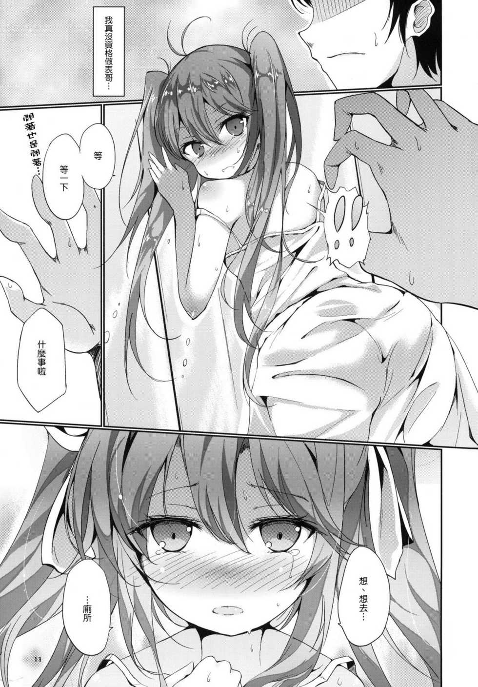 (C79) [Dream Halls! (Tsuzuri)] Denpa no Natsu, Erio no Natsu (Denpa Onna to Seishun Otoko) [Chinese] [Genesis漢化] - Page 10