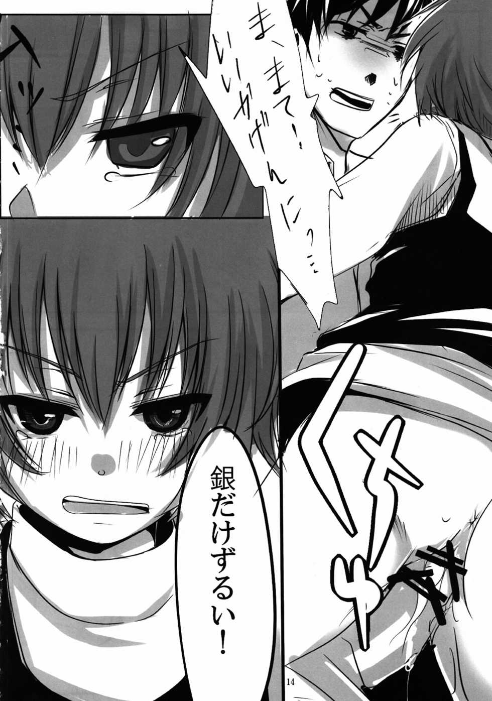 (Puniket 22) [TWILIGHT DUSK (Aikura Mahiru, Aikura Shuuya)] Yome vs Yome (DARKER THAN BLACK) - Page 13