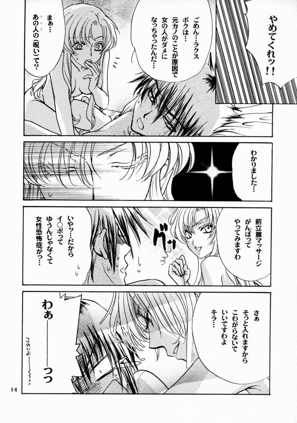 [Kozouya (Eiki Eiki, Zaou Taishi)] Boku no Chikyuu wo Mamotte (Gundam SEED) - Page 14