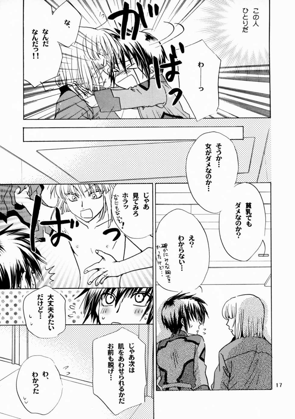 [Kozouya (Eiki Eiki, Zaou Taishi)] Boku no Chikyuu wo Mamotte (Gundam SEED) - Page 17