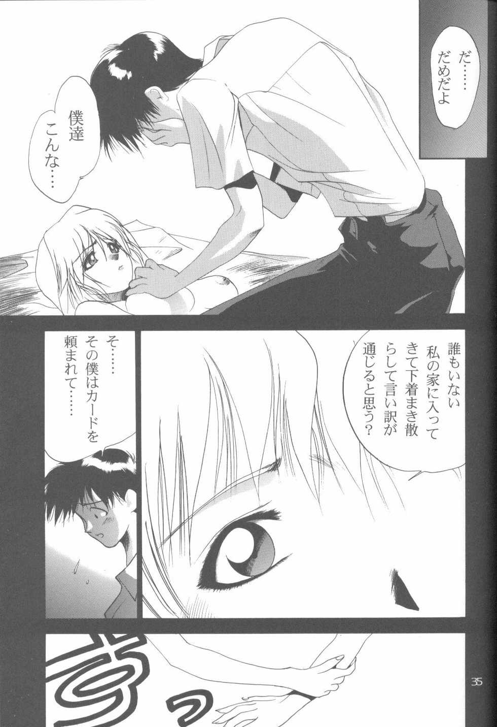 (C52) [PUSSY-CAT (Koresawa Shigeyuki)] Cat Food ～Koresawa Shigeyuki Kojin Sakuhinshuu～ (Neon Genesis Evangelion) - Page 34