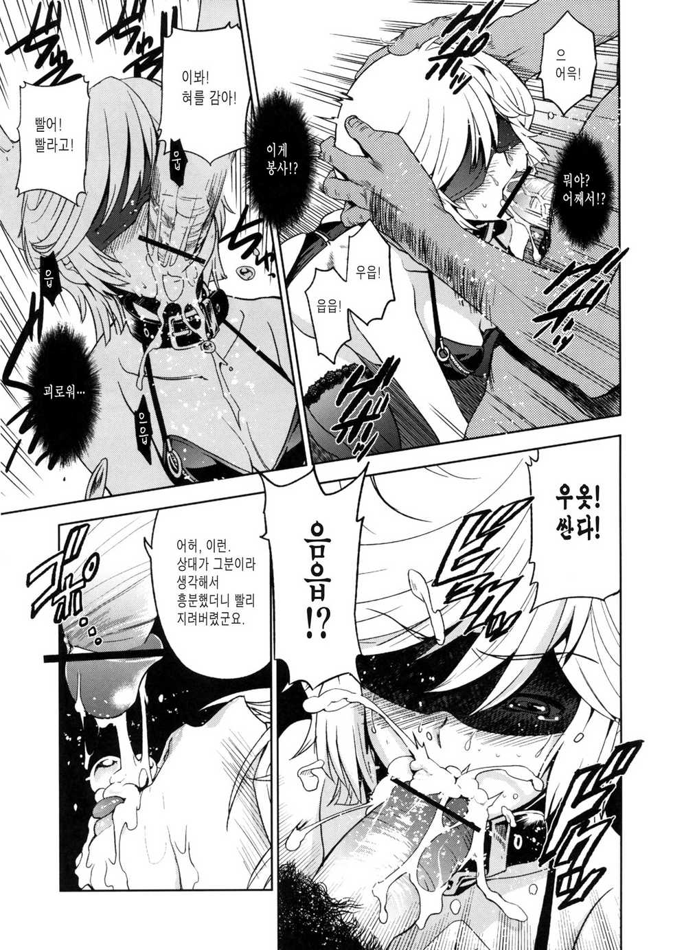 (C79) [Jingai Makyou (Inue Shinsuke)] Kanousei no Kemono (Mobile Suit Gundam Unicorn) [Korean] - Page 9