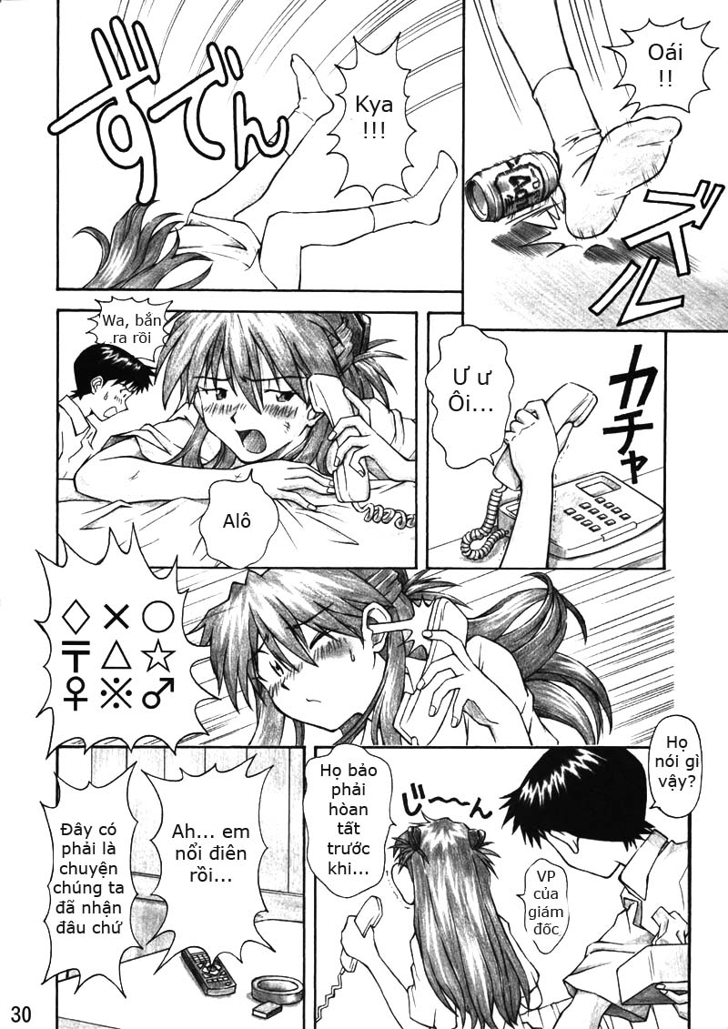 (C67) [Tengu no Tsuzura (Kuro Tengu)] ASUKA TRIAL (Neon Genesis Evangelion) [Vietnamese Tiếng Việt] [Death's Hentai Land] - Page 29