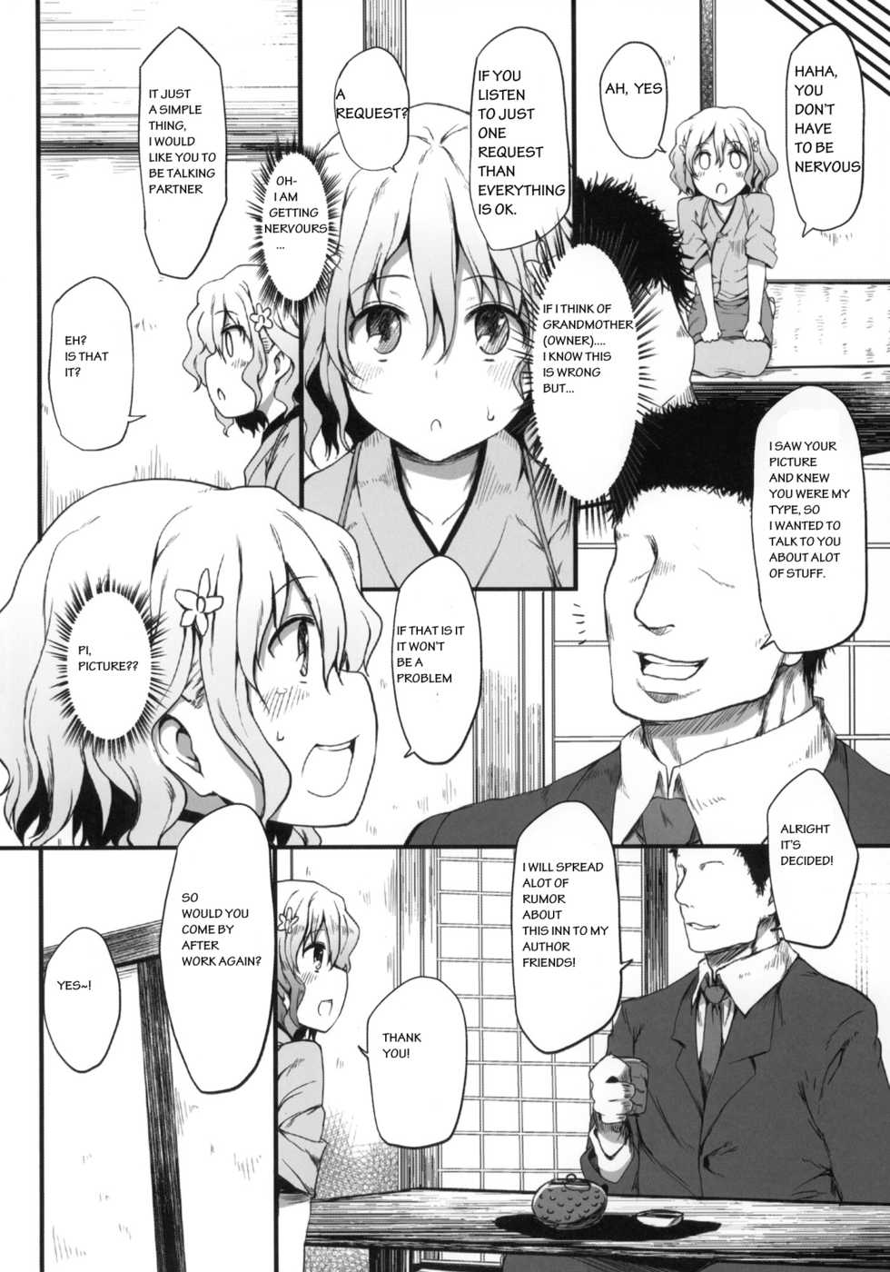 (SC52) [Marked-two (Maa-kun)] Netorare Ohana (Hanasaku Iroha) [English] [myhentaicontentatoz] - Page 5