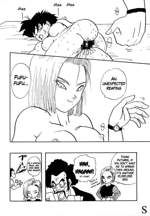 (C46) [Chirigami Goya, Fusuma Goten (Shouji Haruko)] 18-gou no Inbou | #18's Conspiracy (Y) (Dragon Ball Z) [English] [PDDNM] - Page 18