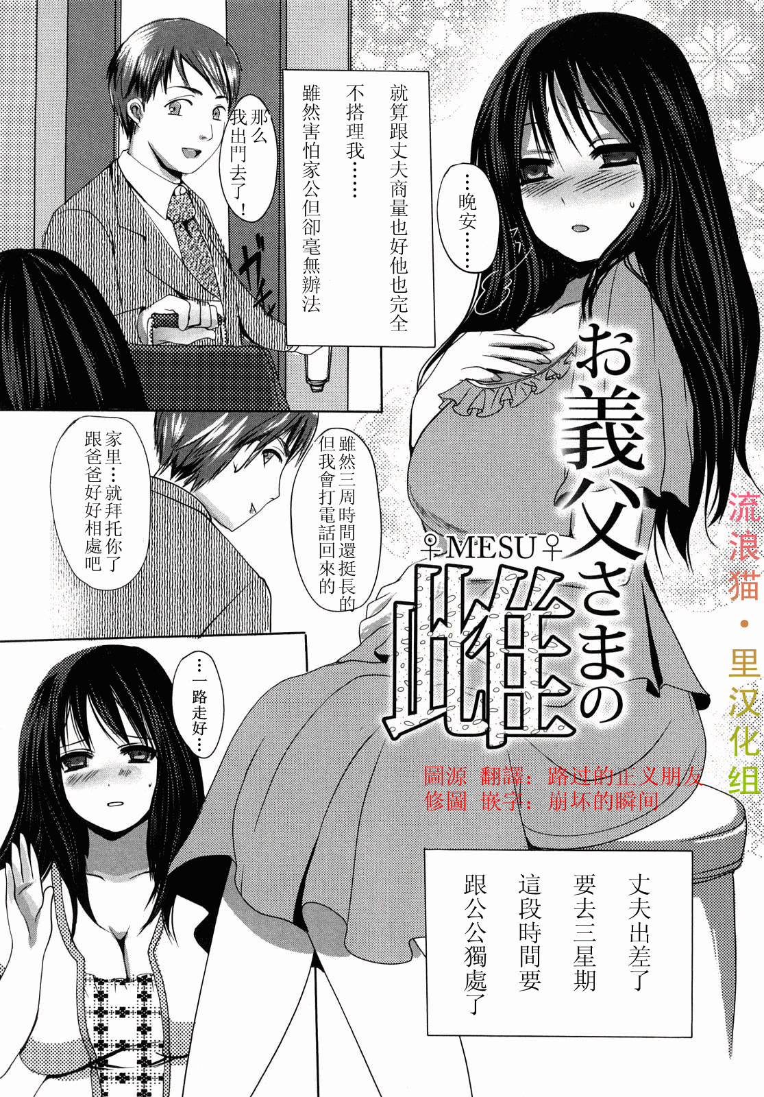 [Aida Mai] Otou-sama no Mesu (Kandume) [Chinese] [流浪猫·里汉化组] - Page 3