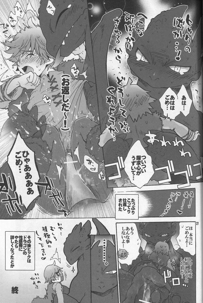 (C79) [Kon'na Tokoro no Kin'niku made Kitaeru nante... (Sugoi Kin'niku)] BEST PARTNER3 (How to Train Your Dragon) - Page 26