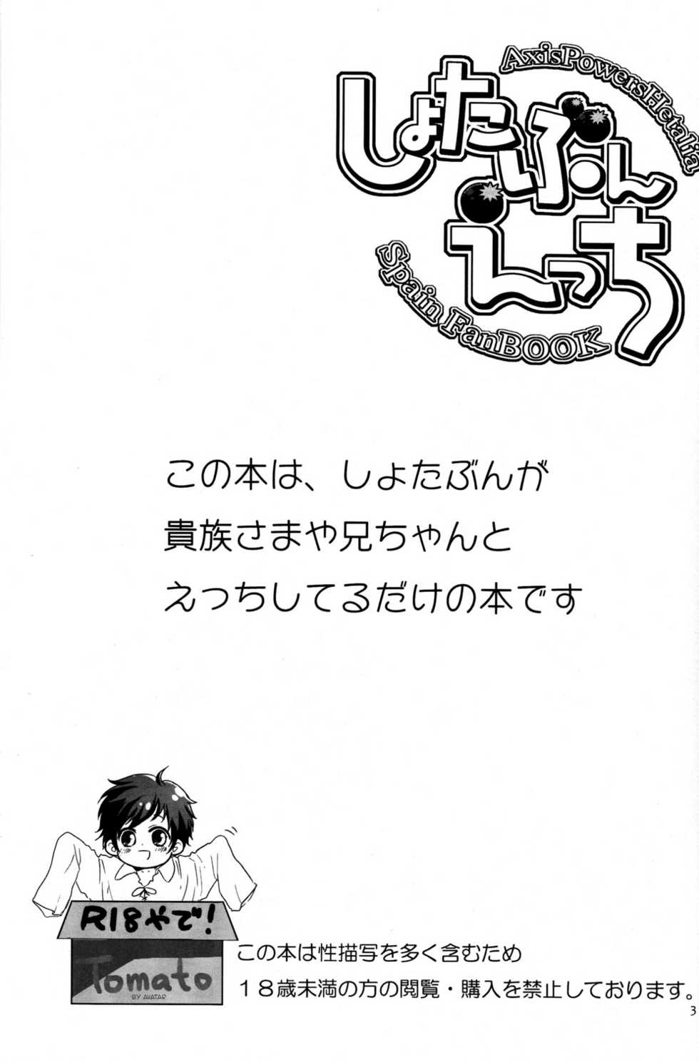 (Shota Scratch 10) [29Jill, nmtk (Niku Jill, Toya Mayu)] Shota Bun Ecchi (Axis Powers Hetalia) [Spanish] [Avatar] - Page 3