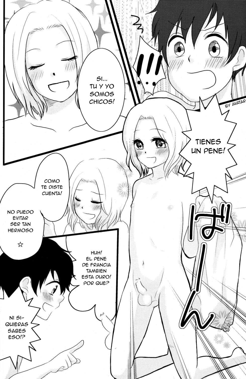 (Shota Scratch 10) [29Jill, nmtk (Niku Jill, Toya Mayu)] Shota Bun Ecchi (Axis Powers Hetalia) [Spanish] [Avatar] - Page 23