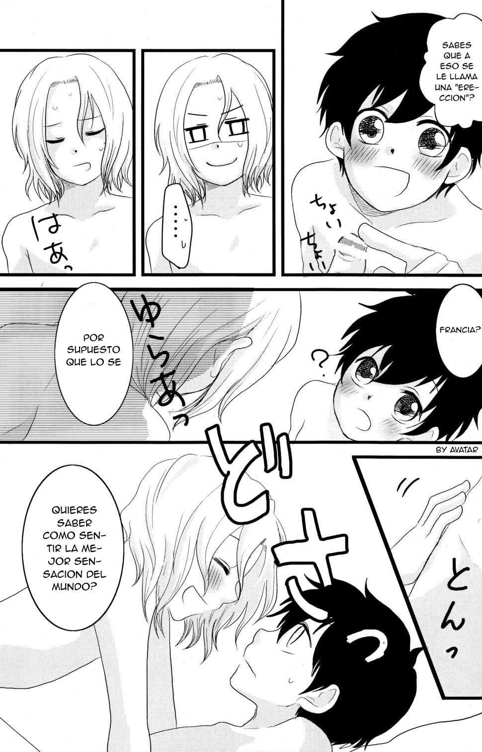 (Shota Scratch 10) [29Jill, nmtk (Niku Jill, Toya Mayu)] Shota Bun Ecchi (Axis Powers Hetalia) [Spanish] [Avatar] - Page 24