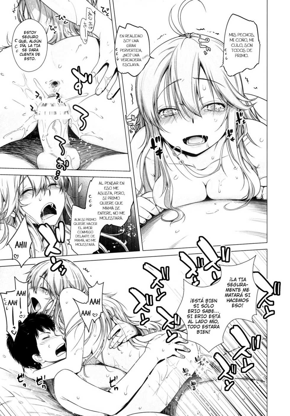[Kouchaya (Ootsuka Kotora)] TELL ME 2 (Denpa Onna to Seishun Otoko) [Spanish] [Futae Ikken] [Digital] - Page 23