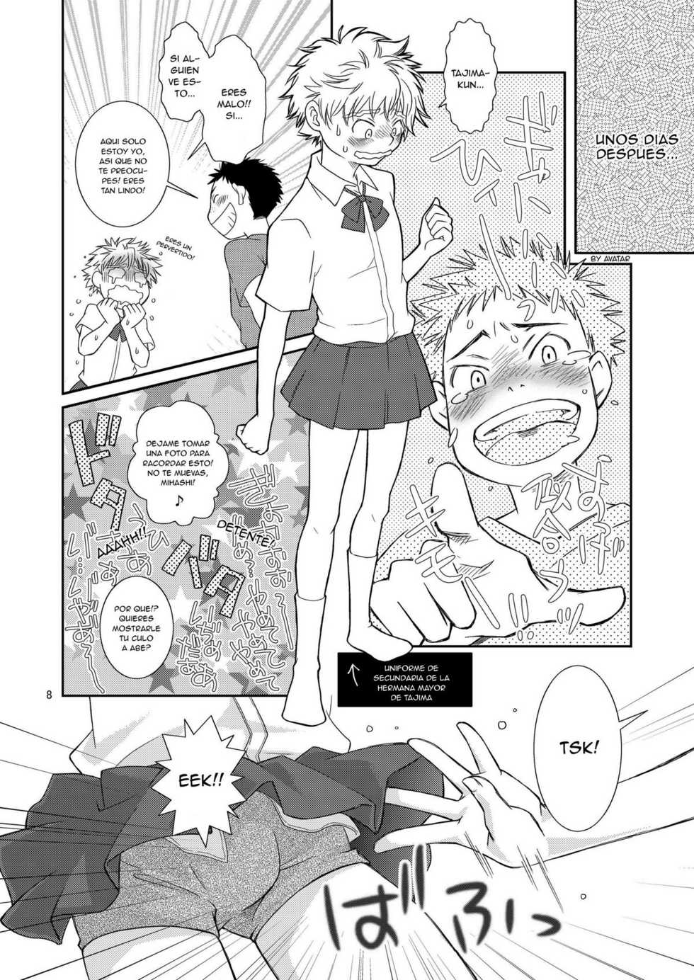 (Shota Scratch 4) [Blue Drop (Guri)] Tennen Shikou (Ookiku Furikabutte) [Spanish] [Avatar-kun] - Page 8