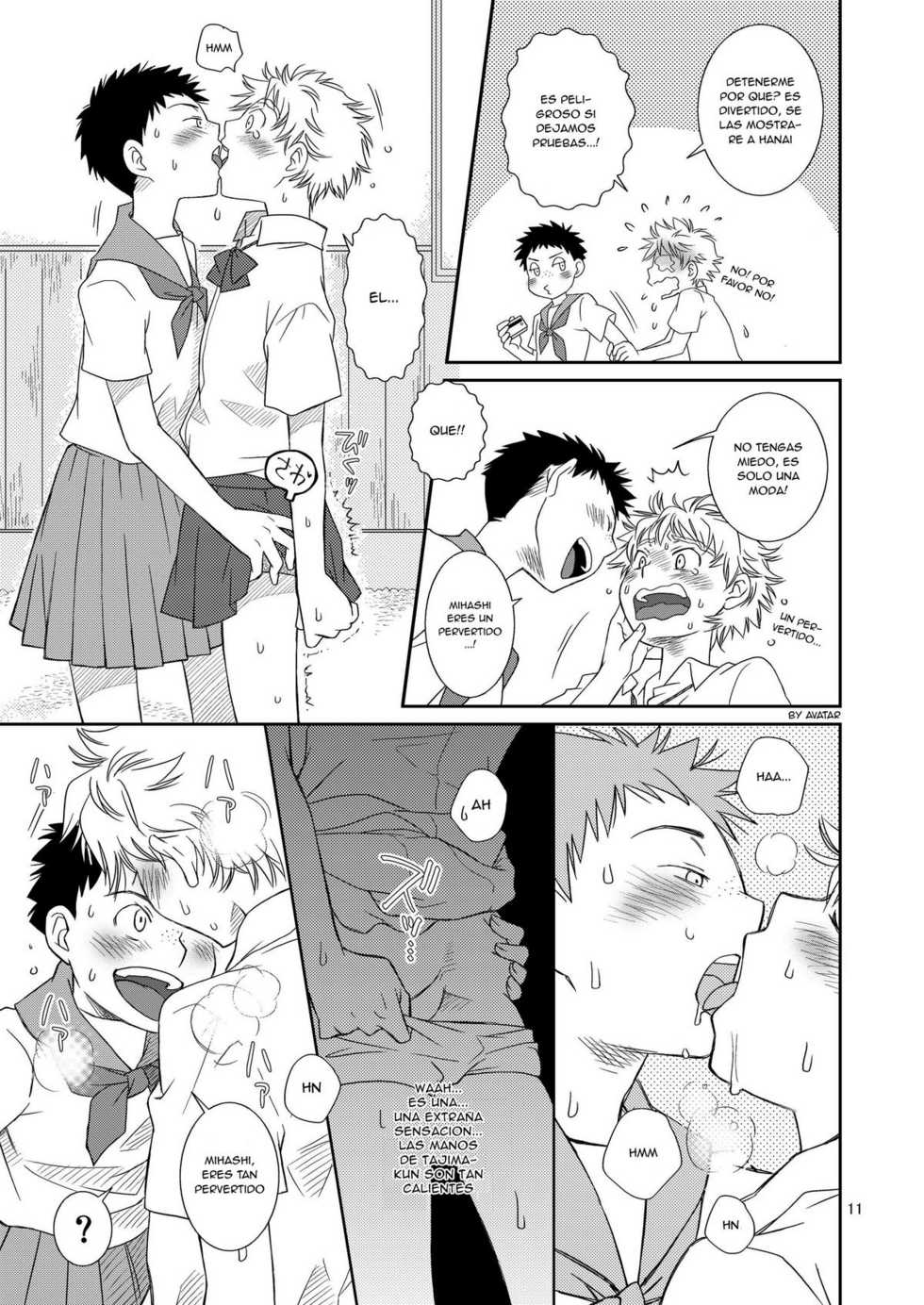 (Shota Scratch 4) [Blue Drop (Guri)] Tennen Shikou (Ookiku Furikabutte) [Spanish] [Avatar-kun] - Page 11