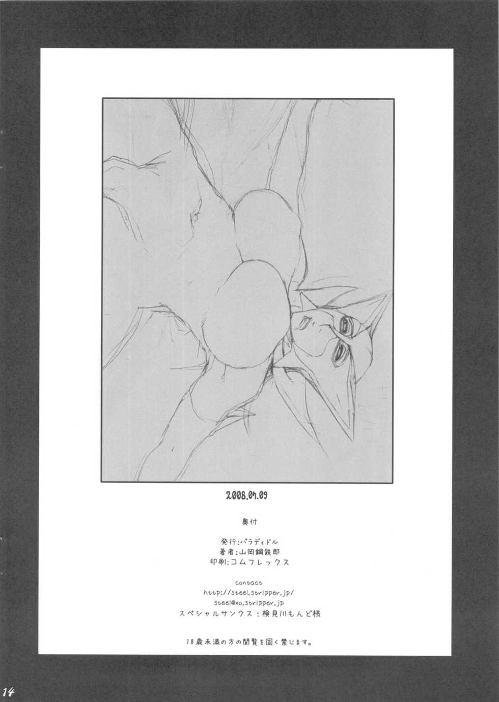 [Paraddidle] Aku no Hana (Yatterman) - Page 13