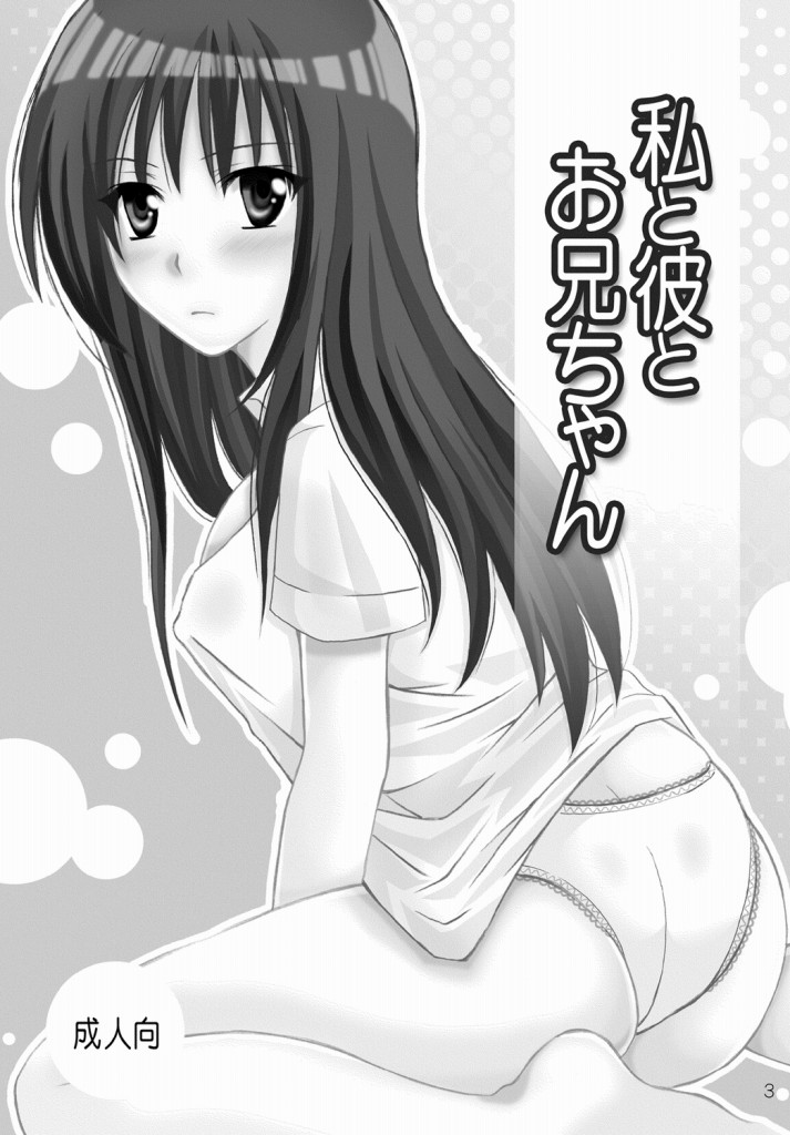 (C76) [Hyogetsu (Momonoki Fum)] Watashi to Kare to Onii-chan (To LOVE-Ru) - Page 3