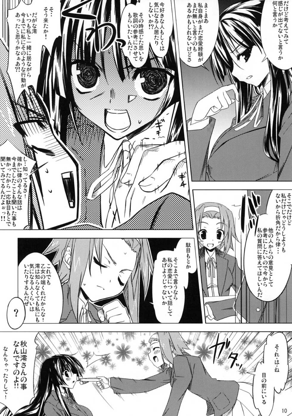 (Puniket 22) [RADICAL DASH (Miyane Aki)] LOVE LOVE HEART (K-ON!) - Page 9