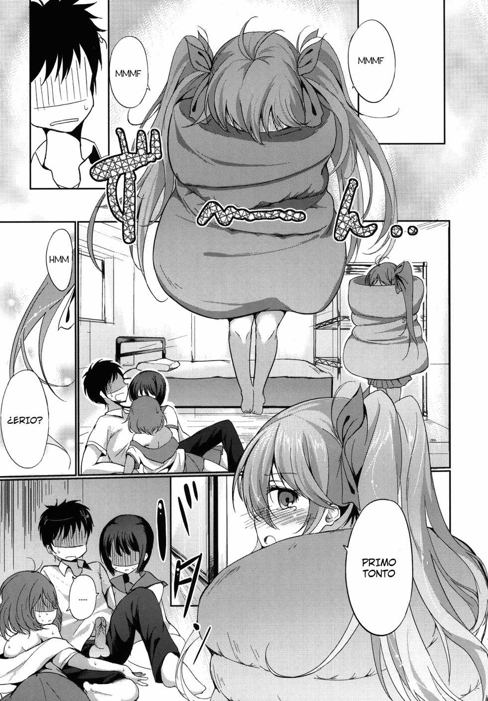(C79) [Dream Halls! (Tsuzuri)] Denpa no Natsu, Erio no Natsu (Denpa Onna to Seishun Otoko) [Spanish] [Futae Ikken] - Page 6