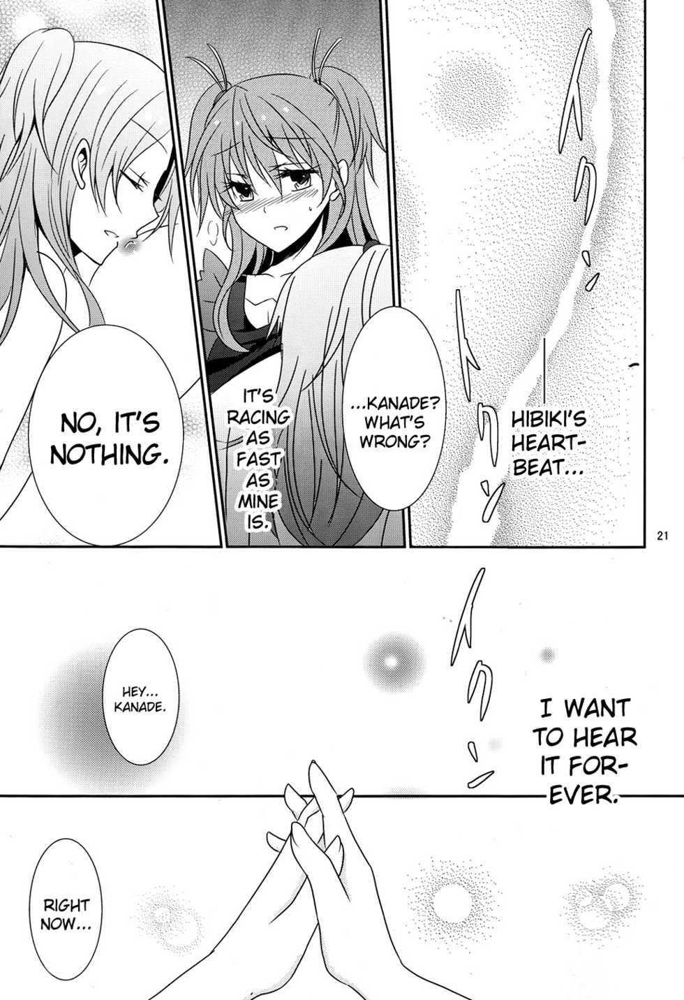 (COMIC1☆5) [434NotFound (isya)] Flow Beat (Suite PreCure♪) [English] [Futari wa Pretty Anon] - Page 22