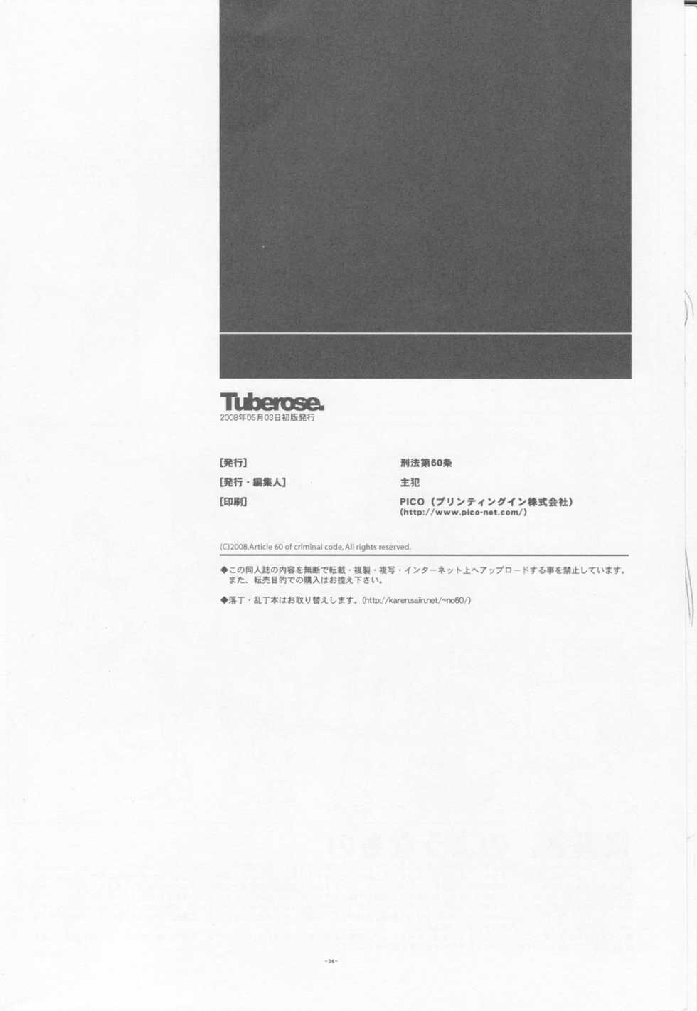 [Article 60 of Criminal Code (Shuhan)] Tuberose. (Skies of Arcadia) - Page 33
