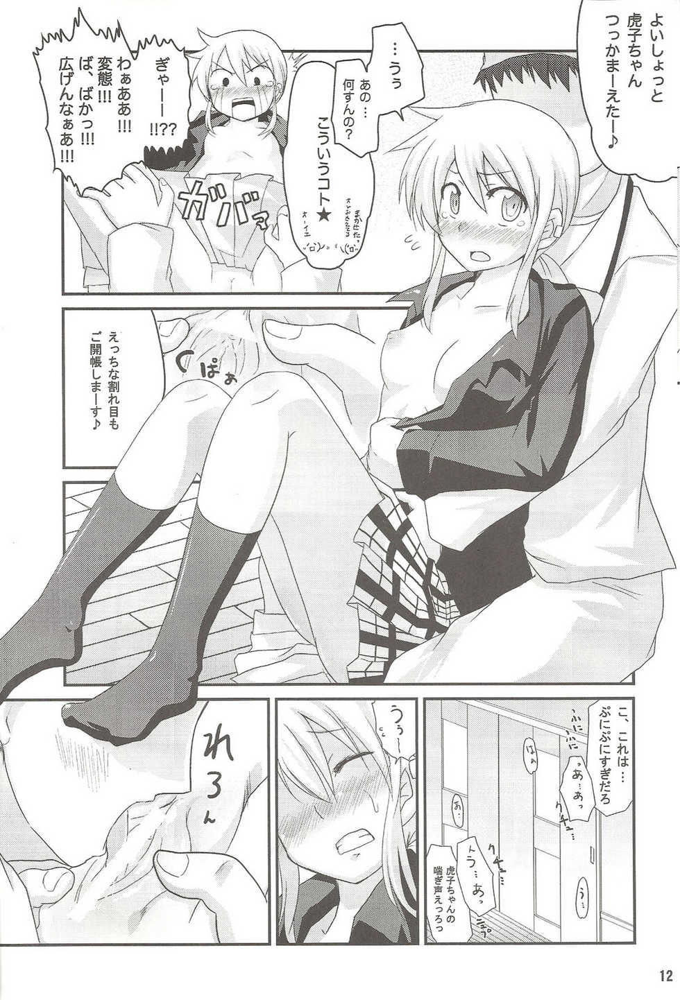 (C75) [dogorpanda (Pikachi)] Tora da! Tora ni Narun da! (Hyakko) - Page 11