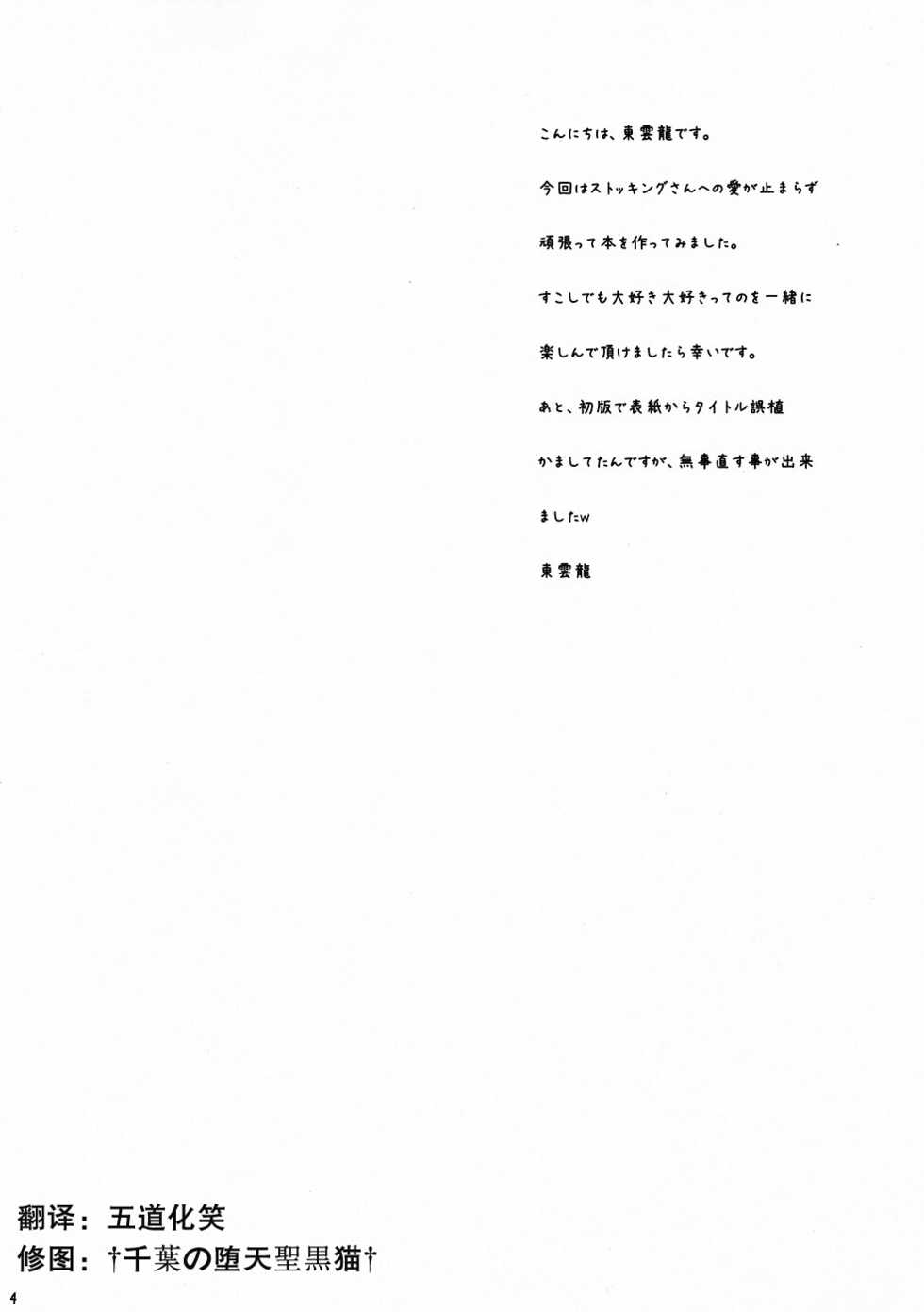 (C79) [Uniya (Shinonome Ryu)] Sweet Bitch [2nd Edition] (Panty & Stocking with Garterbelt) [Chinese] [空気系汉化] - Page 4
