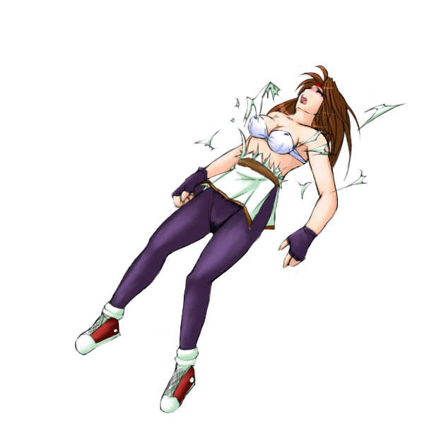 [痲]  脱衣KO ユリ・サカザキ (KOF) - Page 3