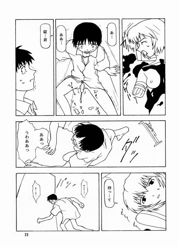 (CR21) [Chibi Chibi Neko Neko (PTOMAINE, Toria)] Yo Raide Ken Eru Getsu (Neon Genesis Evangelion) - Page 20