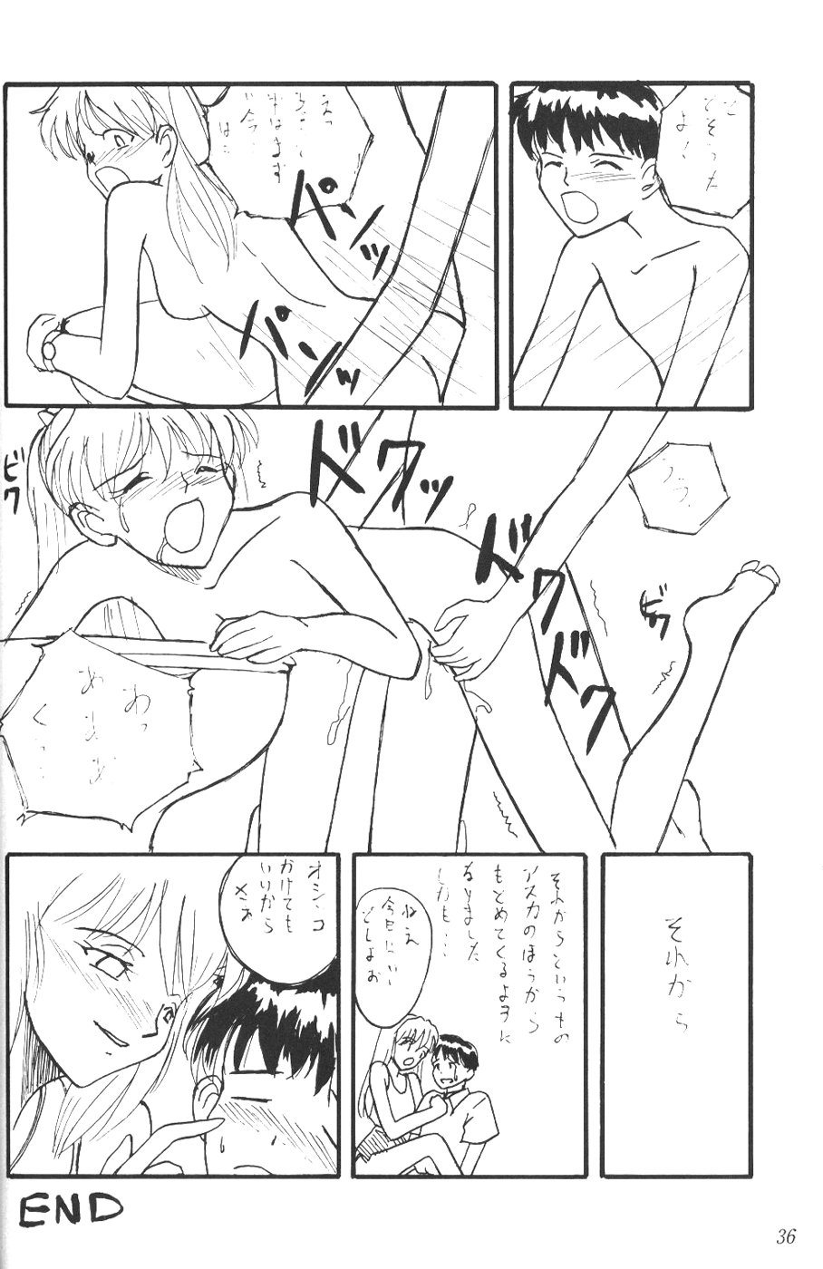 [Komekami Kishi Dan (Various)] Kakumei Seisen Dai Ni Gou (Neon Genesis Evangelion) - Page 35