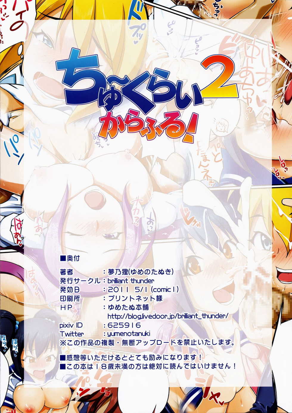 (COMIC1☆5) [brilliant thunder (Yumeno Tanuki)] Chuukurai 2 Colorful! - Page 16