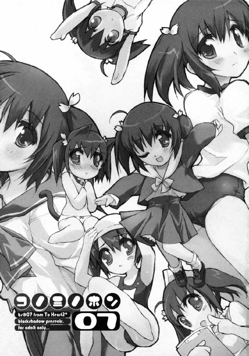 (CR37) [Black Shadow (Sacchie)] BS#07 Konomi no Hon (ToHeart2) - Page 3