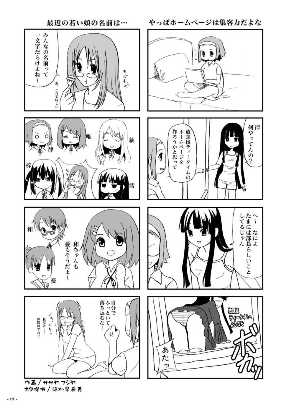 (C78) [Assemblink (Suzuka Sakito)] Ricchan Paradise (K-ON!) - Page 19