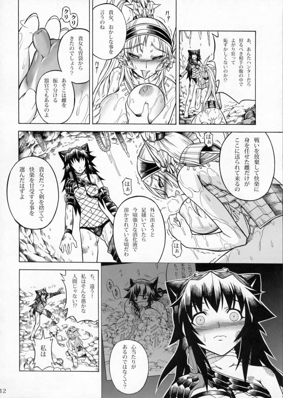 (C79) [Yokohama Junky (Makari Tohru)] Solo Hunter no Seitai 2 The second part (Monster Hunter) - Page 11