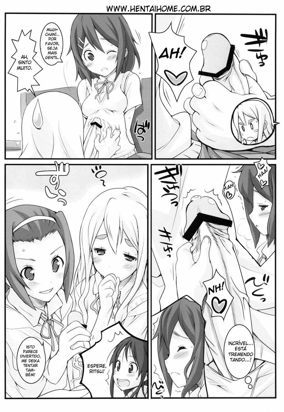 (C78) [Fountain's Square (Hagiya Masakage)] Heat Floor (K-ON!) [Portuguese-BR] [hentaihome.com.br] - Page 6