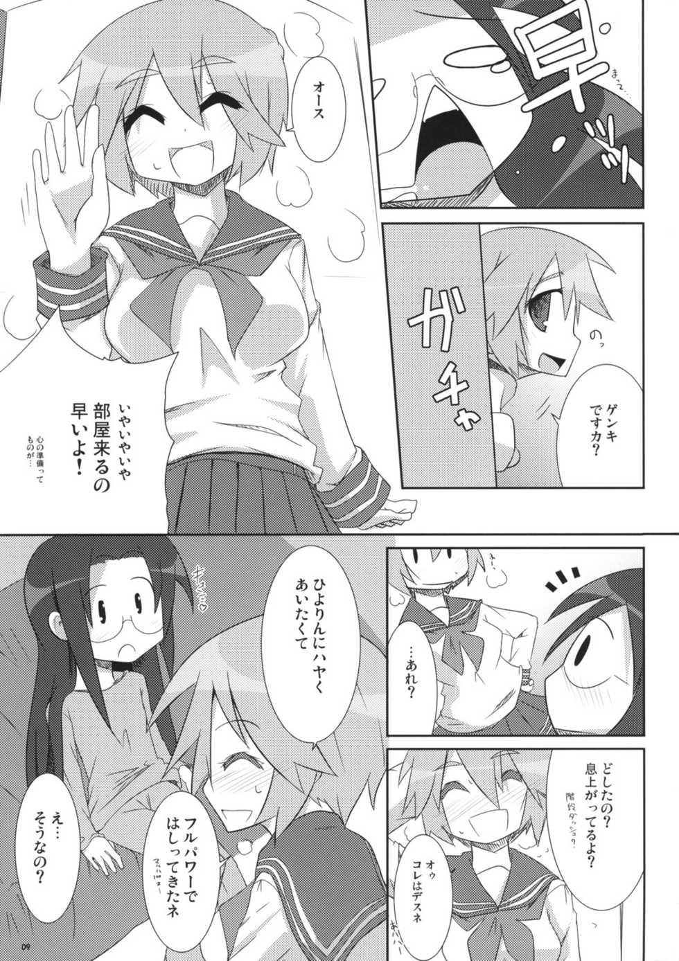[Raiden Labo (Raiden)] Shoujo ☆ Mousou (Lucky Star) - Page 9