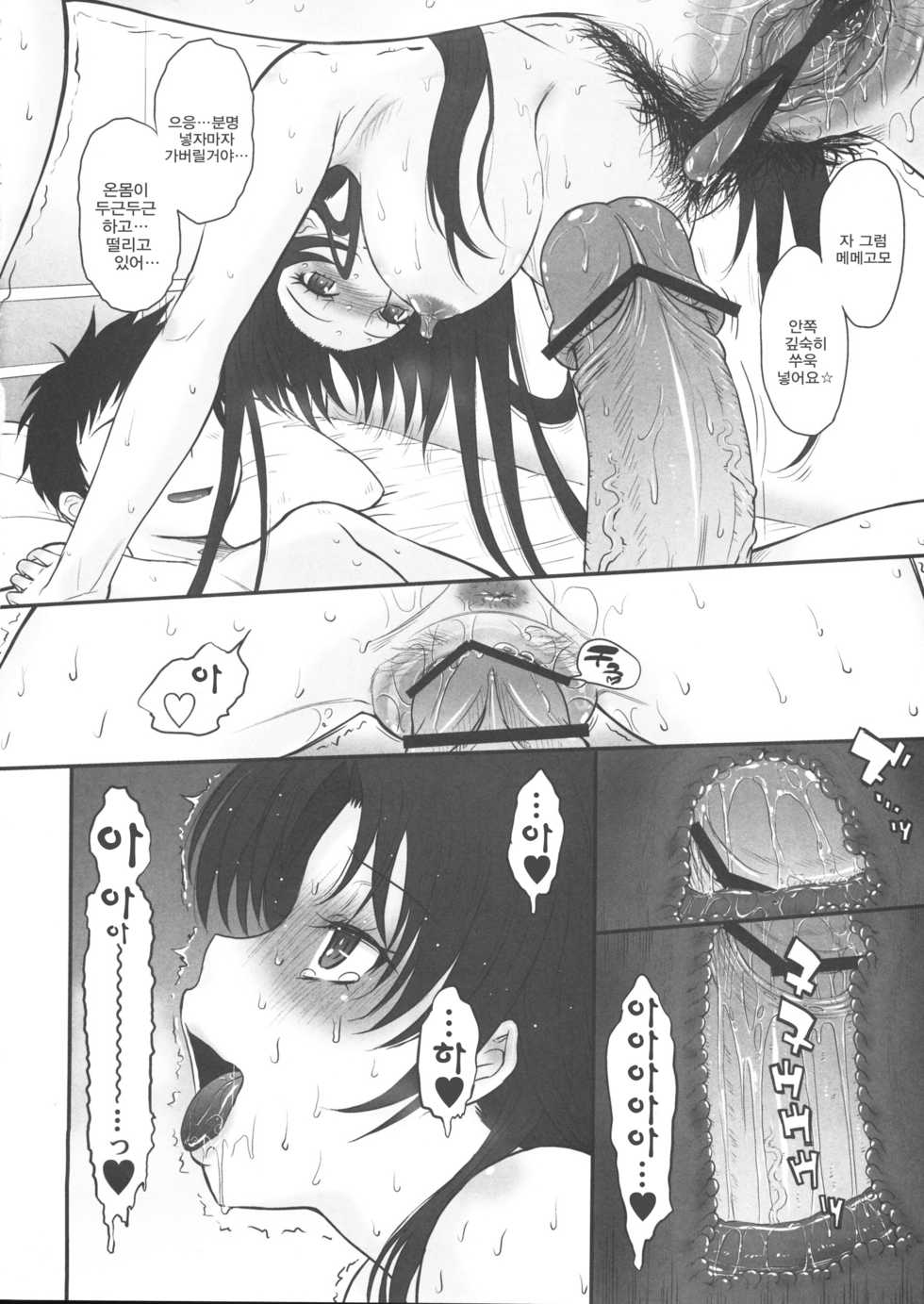 (C80) [MOON RULER (Tsukino Jyogi)] Yasashii Oba no shitsukekata (Denpa Onna to Seishun Otoko) [Korean] - Page 13