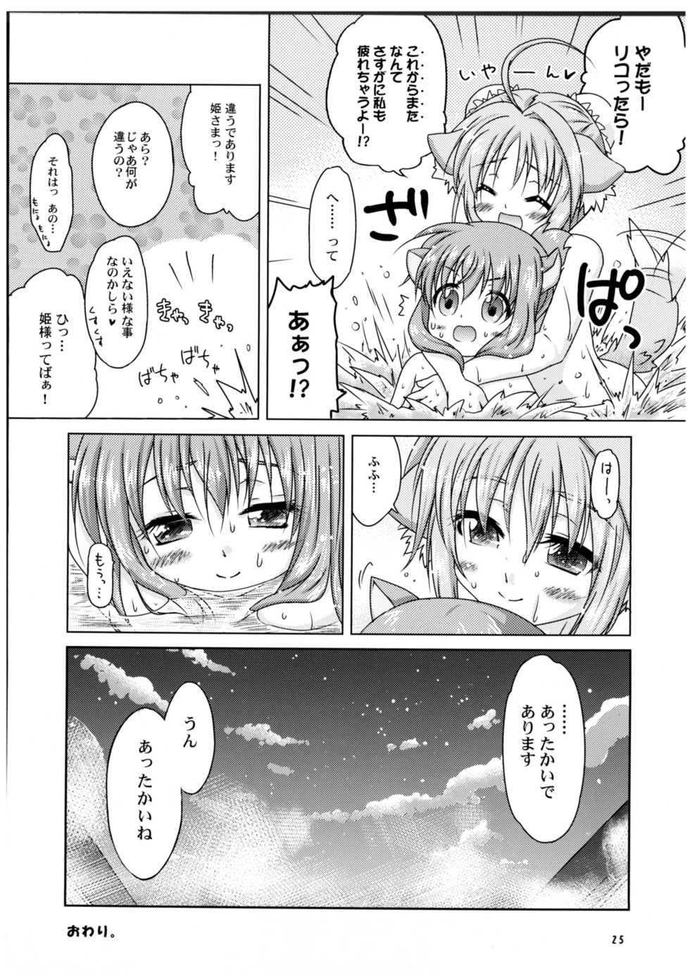 (C80) [Simple Class (Shinozuki Kou)] Ricotta e Principessa -Rico to Hime-sama- (DOG DAYS) - Page 25