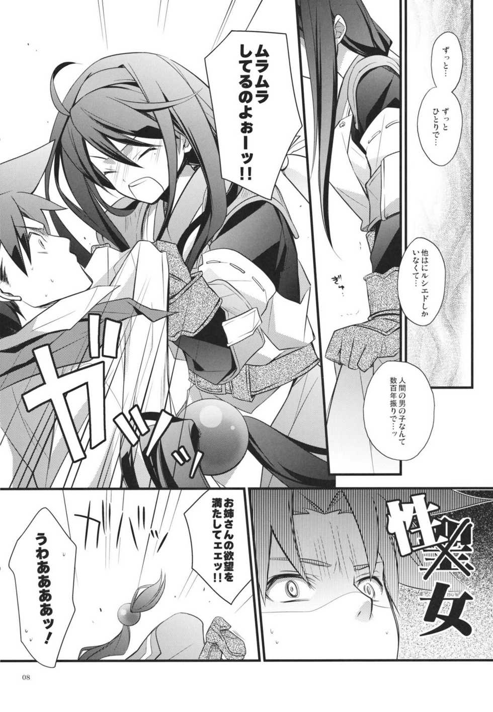 (C80) [Kaicho-Maniax (Nanami Yasuna)] Yokubou Oneesan (Wild Arms 2) - Page 7