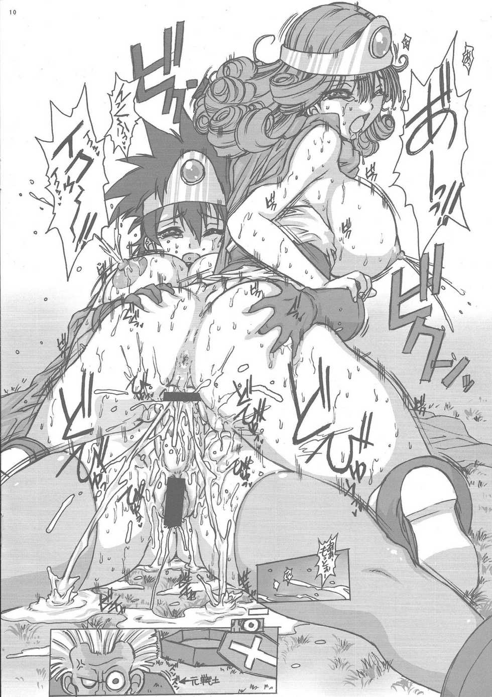 (ComiComi12) [Escargot Club (Juubaori Mashumaro)] Koko wa, Ou-sama no You na Okata ga Kuru Tokoro de wa Gozaimasen! (Dragon Quest IV) - Page 10