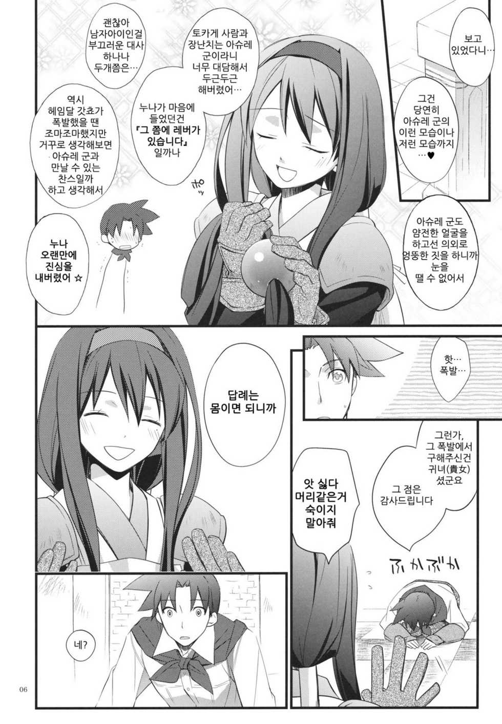 (C80) [Kaicho-Maniax (Nanami Yasuna)] Yokubou Oneesan (Wild Arms 2) [Korean] [Project H] - Page 5