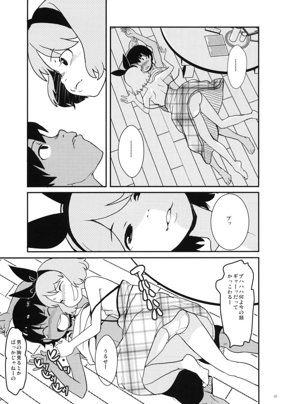 (C80) [COUNTER-CENSORSHIP (Ookami Uo)] Natsuyasumi no Shukudai - Page 8