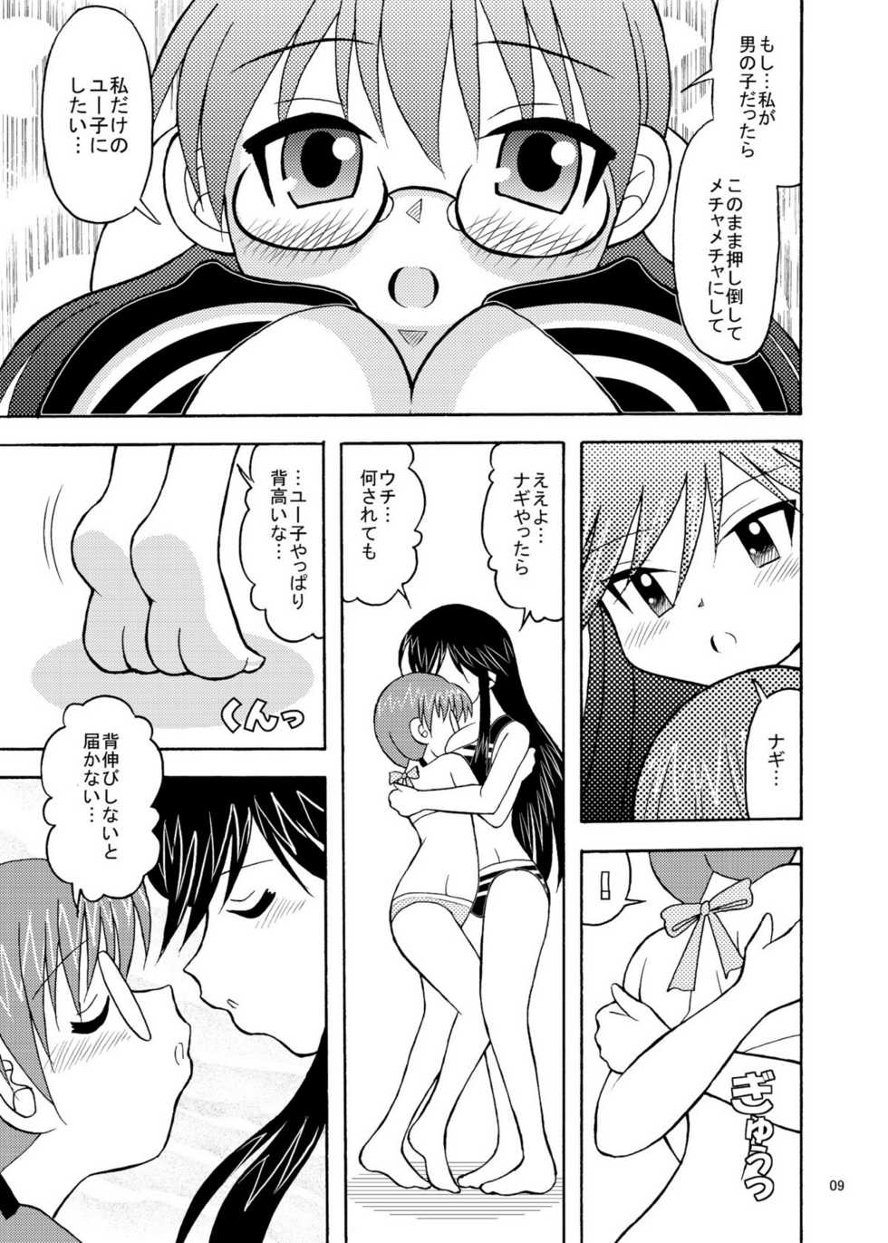 (C80) [Subesube Manjuu Dou (Ootsuka Hirohiko)] Yuunagi (A Channel) - Page 9