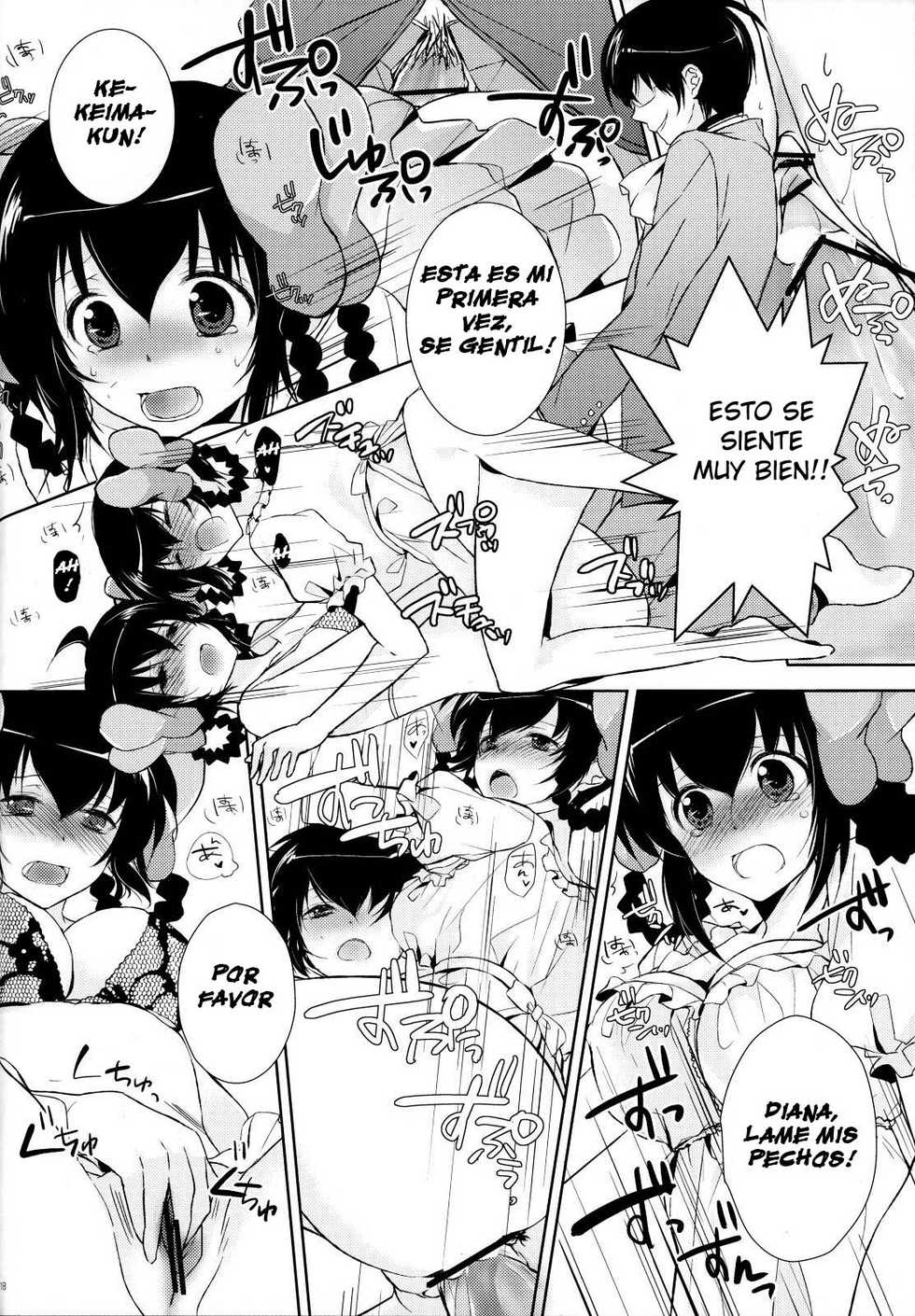 (C79) [MeroMero Melon (Ou, Peke)] Kamisama no Hentai Play Nikkichou 2 (The World God Only Knows) [Spanish] [Koi-Subs] - Page 17