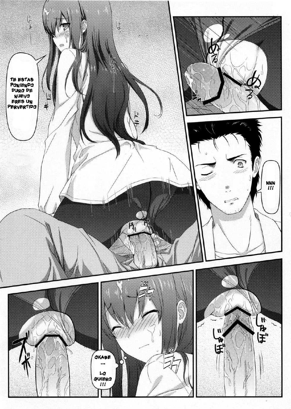 (C80) [Shadow Sorceress Communication Protocol (Hiten Onee-ryuu)] Tengoku e no Bullet Train (Steins;Gate) [Spanish] {Koi-subs} - Page 19