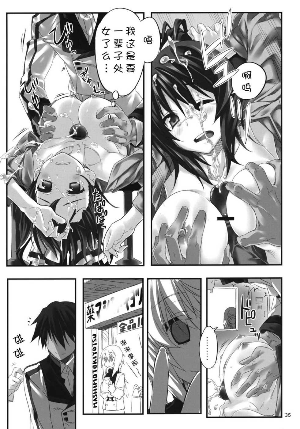 (C80) [Himura Nyuugyou (Himura Kiseki)] Yuuzai Shouko Bukken Sangou (IS <Infinite Stratos>) [Chinese] [修正液汉化组] - Page 34