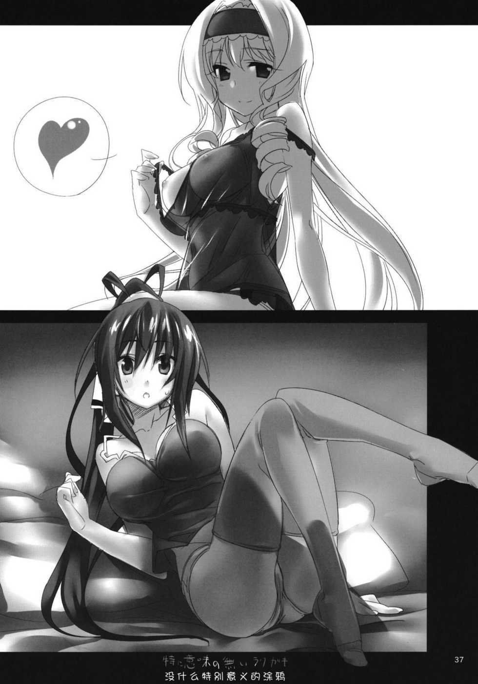 (C80) [Himura Nyuugyou (Himura Kiseki)] Yuuzai Shouko Bukken Sangou (IS <Infinite Stratos>) [Chinese] [修正液汉化组] - Page 36