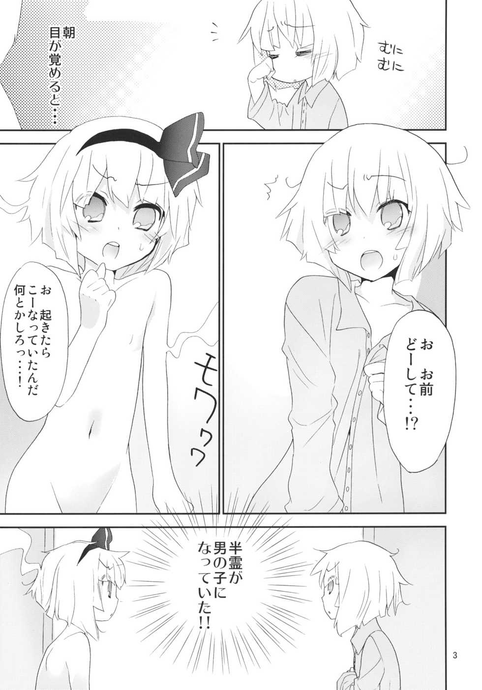 (C80) [Spicia (Kiritomo Koroha)] Myonko to Myono ga Yuyuko-sama no Kyouryoku de Nakanaori. (Touhou Project) - Page 2
